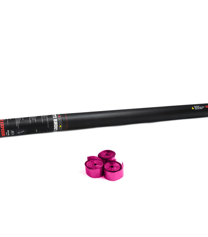 TCM FX - Kézi működtetésű Szalag Ágyú 80cm - Rózsaszín Metallic